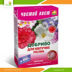 Удобрение Чистый Лист для цветущих растений 300г