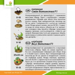 Клубника Вкус детства F1 0,01г (Агромакси)