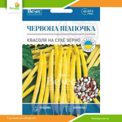 Фасоль на сухое зерно Красная шапочка 20г (Велес)