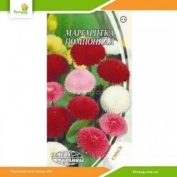 Маргаритка помпонная смесь 0,1г (Семена Украины)