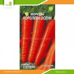 Морква Королева осені 2г (Насіння України)