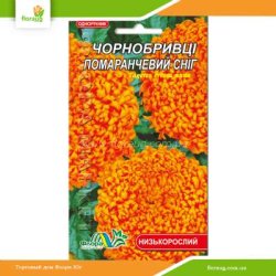Бархатцы низкорослые Оранжевый снег 0,2г (Флора Маркет)