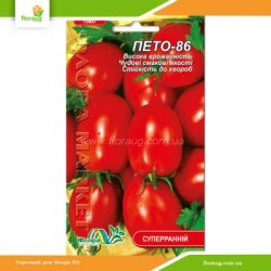 Томат низькорослий Пето-86 0,1г (Флора Маркет)