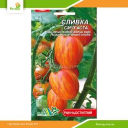 Томат высокорослый Сливка полосатая 0,1г (Флора Маркет)