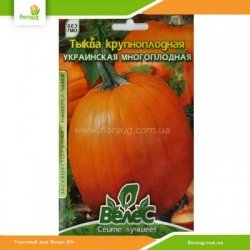 Тыква Украинская многоплодная 2г (Велес)